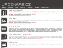 Tablet Screenshot of jazzware.cz